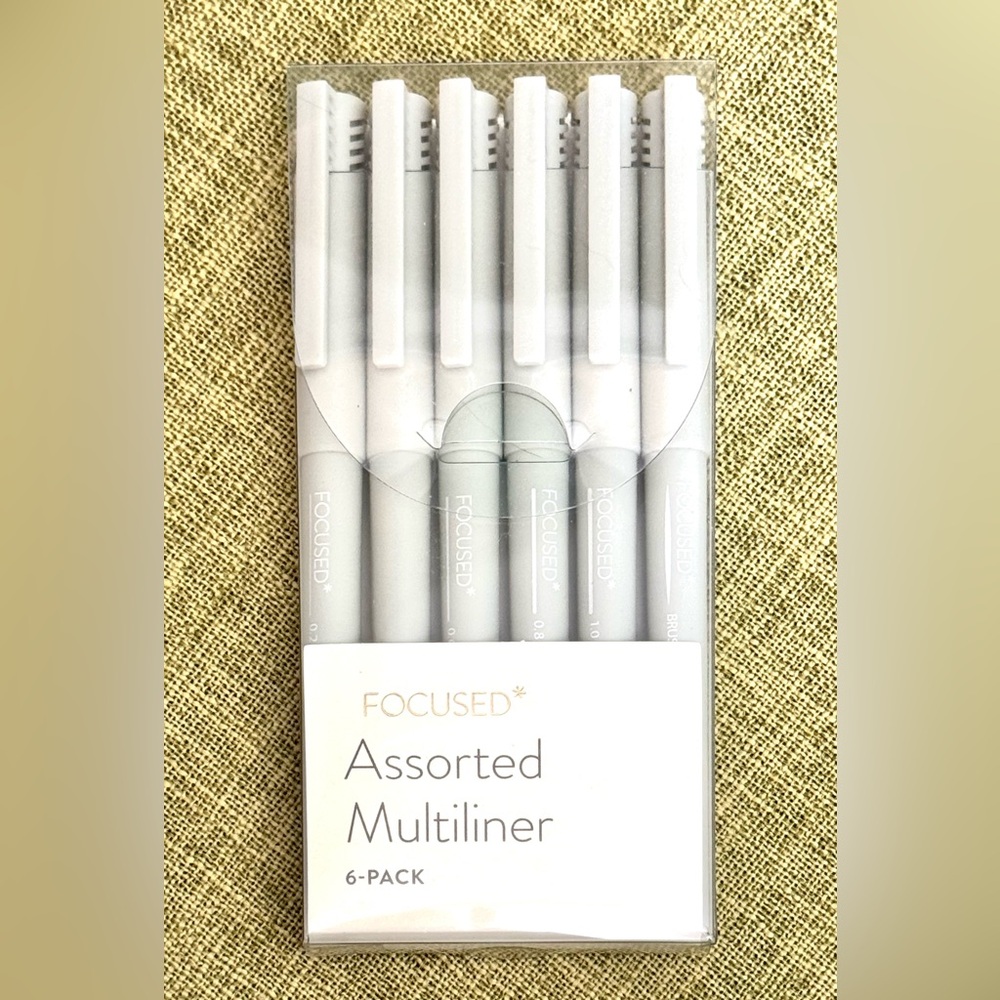 Erin Condren ~ Focused Assorted Multiliner 6-Pack
